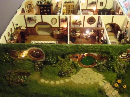 Aerial View of Hobbit Dolls House